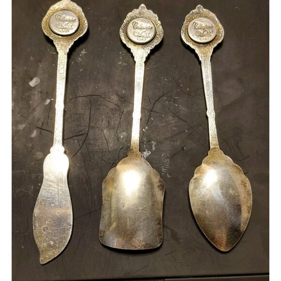 Sterling Silver Antique Souvenir Spoon Made in New Zealand Mother of Pearl - Picture 2 of 9